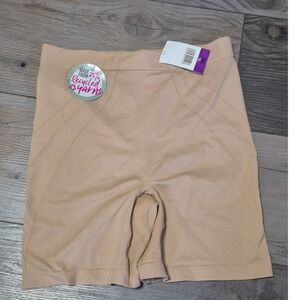 Maidenform DMS091 Women Beige Nude High Waist Tummy Control Shapewear Size 2XL